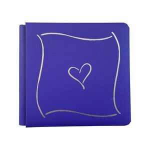 Creative Memories PURPLE HEART 7x7 Scrapbook Album White Pages Triumph Album
